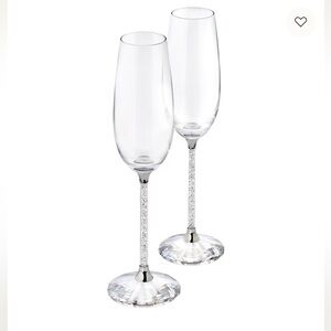 Swarovski Crystalline Toasting Flutes - in box!